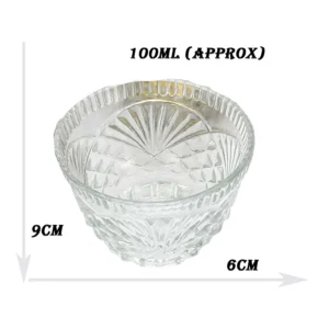 Dainty Delights Dessert Glass Bowls for Sweet Indulgences