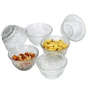 Dry-Fruits, Sweets, Careal Glass Bowls Set of 06 (120ml)