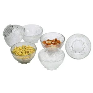 Sweets, Decorative Glass Bowls Set of 06 (120ml)