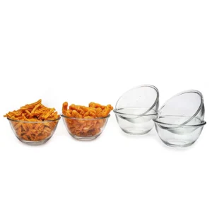 Dry-Fruits, Sweets, Dinner Glass Bowls Set of 06 (120ml)